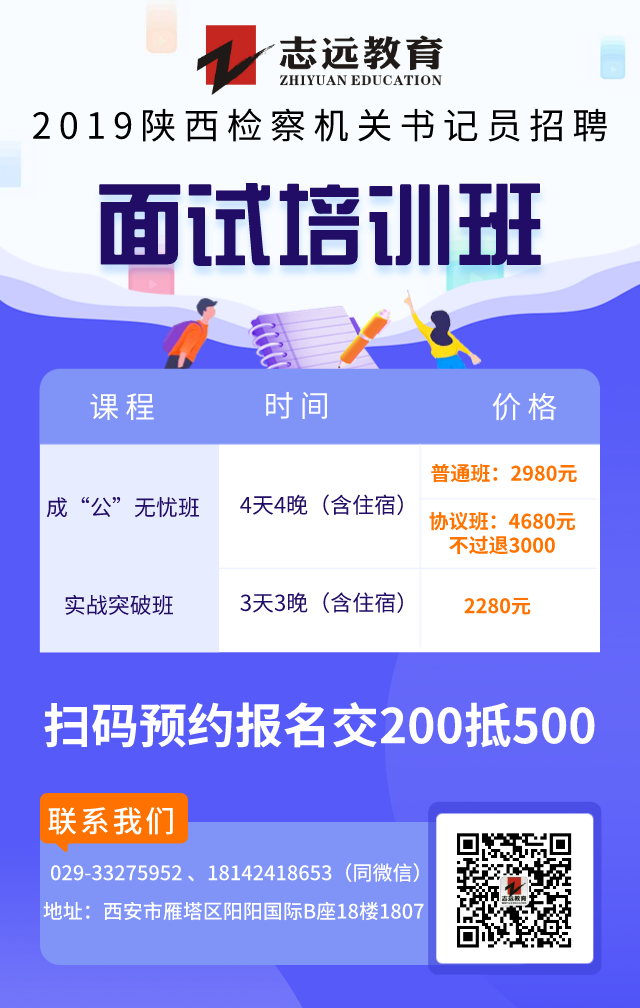 2019陜西檢察機關招聘書記員資格復審時間地點（合計2815人）(圖1)
