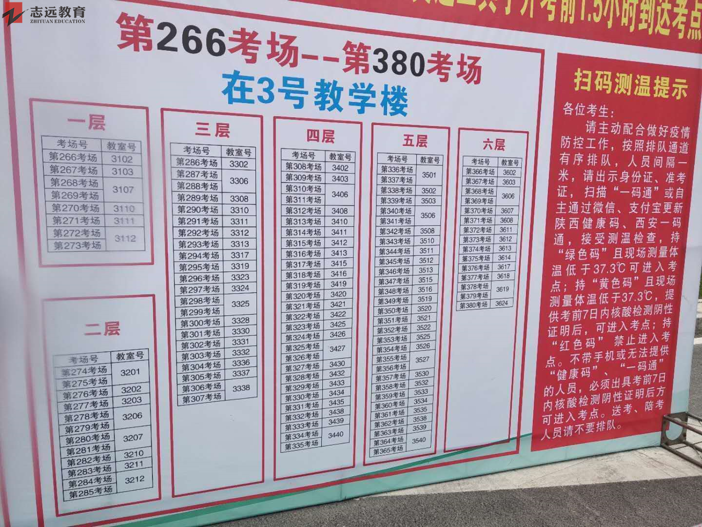 2020年8月1日西安事業單位招聘（1368人）——西京學院考點分布圖(圖4)