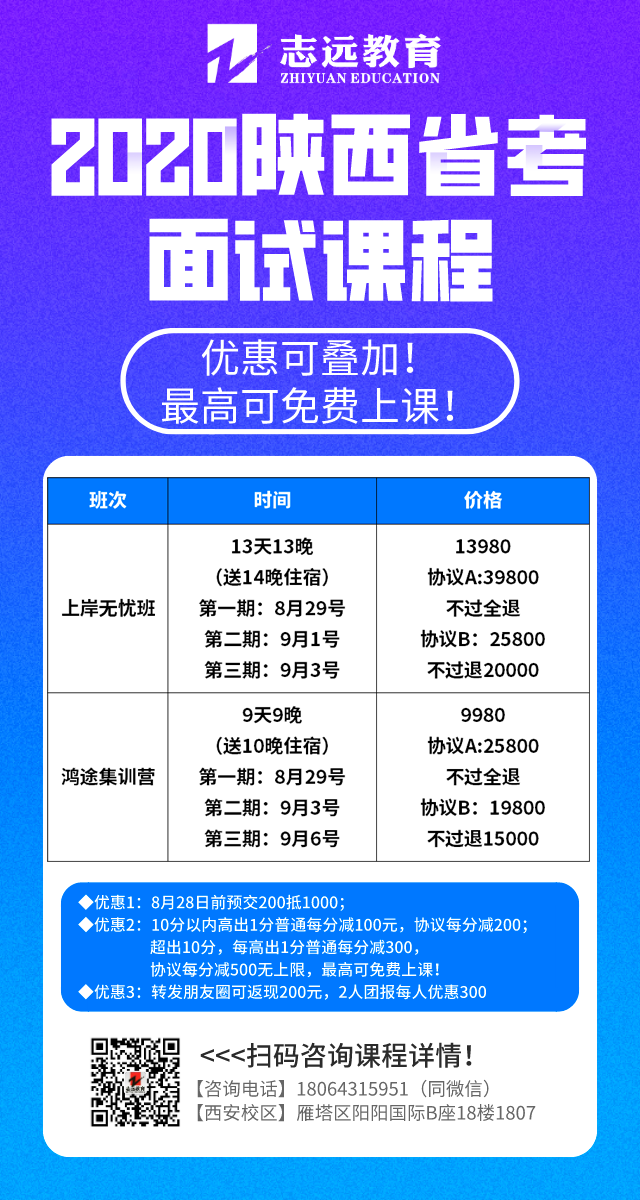陜西省2020年統一考試錄用公務員筆試成績查詢、面試資格復審和體能測評工作安排公告(圖2)