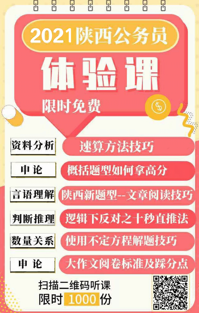 2021年陜西公務(wù)員報(bào)名馬上開(kāi)始，看看去年陜西省考都考了什么？(圖4)