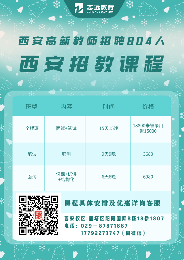 西安高新區公辦學校2021年度公開招聘教職工公告補充通知(圖1)